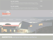 Tablet Screenshot of amontoyaehijos.com
